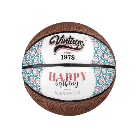 ヴィンテージ- 1978 ミニバスケットボール (正面)