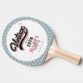 ヴィンテージ- 1978 卓球ラケット (横)