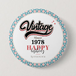 ヴィンテージ- 1978 缶バッジ