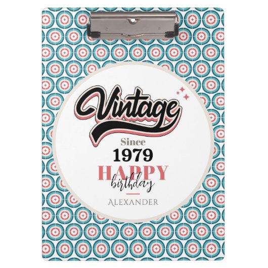 ヴィンテージ- 1979 クリップボード (正面)