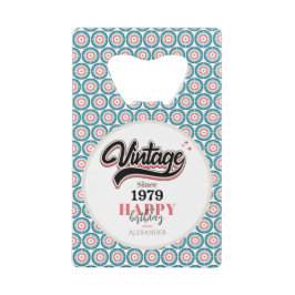 ヴィンテージ- 1979 クレジットカード栓抜き