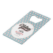 ヴィンテージ- 1979 クレジットカード栓抜き (正面アングル)