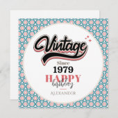 ヴィンテージ- 1979 サンキューカード (正面/裏面)