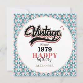 ヴィンテージ- 1979 サンキューカード