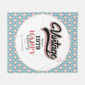 ヴィンテージ- 1979 フリースブランケット (正面(横))