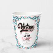 ヴィンテージ- 1979 紙コップ (裏面)