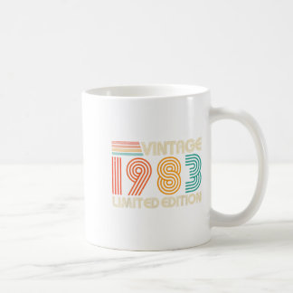 ヴィンテージ 1983 限定版 Clic 1983 メンズ レディース V コーヒーマグカップ