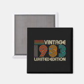 ヴィンテージ 1983 限定版 Clic 1983 メンズ レディース V マグネット (正面/裏面)