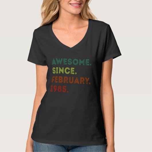 ヴィンテージ 1985年2月から最高 Tシャツ (正面)