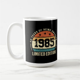 ヴィンテージ 1985 レトロ 40歳の誕生日お祝い コーヒーマグカップ
