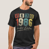 ヴィンテージ 1986 限定版 誕生日 Tシャツ (正面)