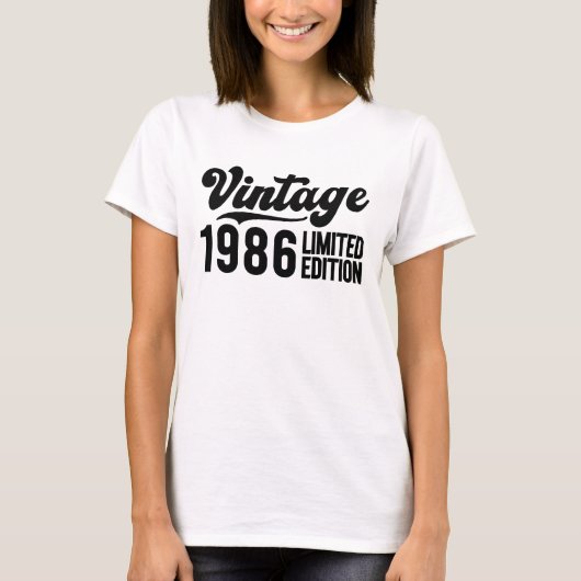 ヴィンテージ 1986 限定版 Tシャツ (正面)