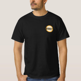 ヴィンテージ 1987年生まれ レトロ ストライプ 40歳の誕生日 Tシャツ