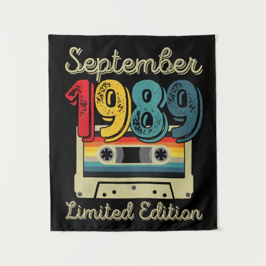 ヴィンテージ 1989年7月 カセットテープ 32歳の誕生日 タペストリー (正面)