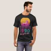 ヴィンテージ 1990 午年 干支 馬 旧正月 Tシャツ (正面フル)