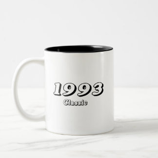 ヴィンテージ 1993 クラシック レトロ デザイン ツートーンマグカップ