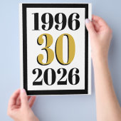 ヴィンテージ 1996年 マイルストーン 30歳の誕生日   チラシ (手)
