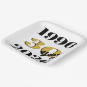 ヴィンテージ 1996年 30歳の誕生日 ペーパープレート (傾斜あり)