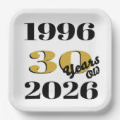 ヴィンテージ 1996年 30歳の誕生日 ペーパープレート (正面)