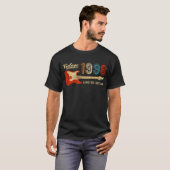 ヴィンテージ 1996 バースデー エレキギター ベーシスト Tシャツ (正面フル)