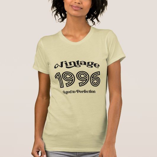ヴィンテージ 1996 バースデー、完熟 Tシャツ (正面)