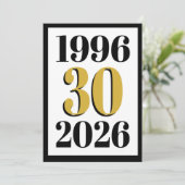 ヴィンテージ 1996 マイルストーン 30歳の誕生日   メニュー (スタンド正面)