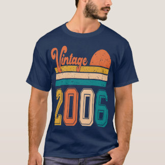 ヴィンテージ 2006 バースデーギフト レトロ Tシャツ