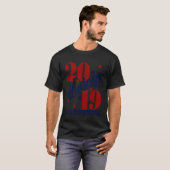 ヴィンテージ 2019 限定版 6歳の誕生日 男性 女性 Tシャツ (正面フル)