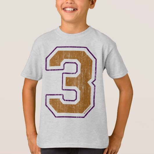 ヴィンテージ#3 (金ゴールド及び青) Tシャツ (正面)