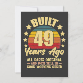 ヴィンテージ 49歳の誕生日 49年前につくられた  面白い