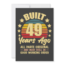 ヴィンテージ 49歳の誕生日 49年前製造 面白い