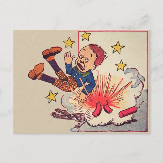 ヴィンテージ 4th of July ポストカード (正面)