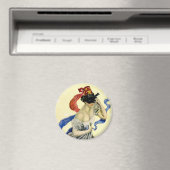 ヴィンテージ 4th of July 愛国的なマスカレードパーティ マグネット (インサイチュ (食洗機))