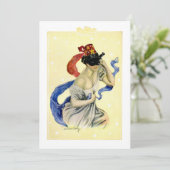 ヴィンテージ 4th of July 愛国的なマスカレードパーティ 招待状 (スタンド正面)