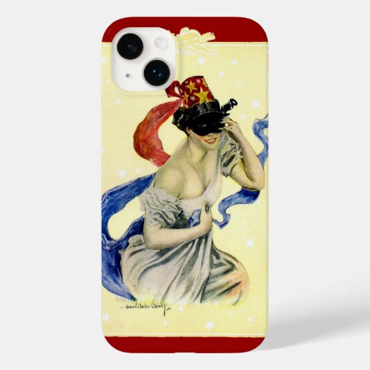 ヴィンテージ 4th of July 愛国的なマスカレードパーティ Case-Mate iPhoneケース (裏面)