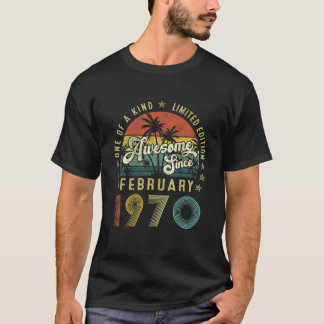 ヴィンテージ 52歳 1970年2月 装飾 52N Tシャツ