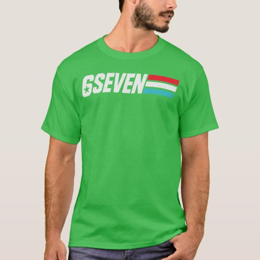 ヴィンテージ 67 ミーム レトロ 6 セブン Tシャツ (正面)