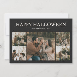 ヴィンテージ 6 写真 ハロウィン ブラック シーズンカード