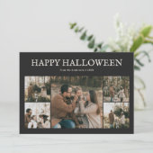 ヴィンテージ 6 写真 ハロウィン ブラック シーズンカード (スタンド正面)