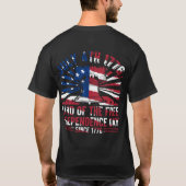 ヴィンテージ 7月4日 リバティベル愛国アート Tシャツ (裏面)