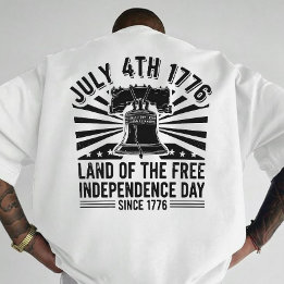 ヴィンテージ 7月4日 リバティベル愛国アート Tシャツ