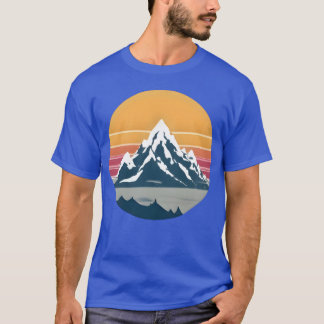 ヴィンテージ 70年代 山の風景 夕焼け ファミリー Tシャツ