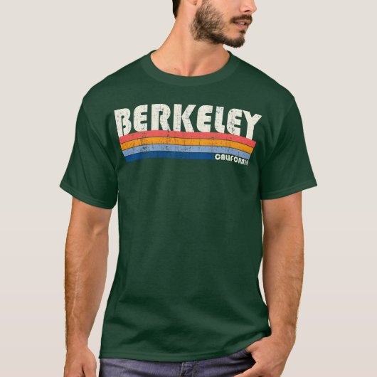 ヴィンテージ 70年代 80年代 スタイル バークレー カリフォルニア州 おもしろい Tシャツ (正面)