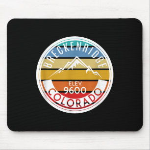 ヴィンテージ 70年代 80年代 ブレckenridge コロラド ロッキーMounta マウスパッド