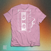 ヴィンテージ 80年代カセットテープ レトロな雰囲気 Tシャツ