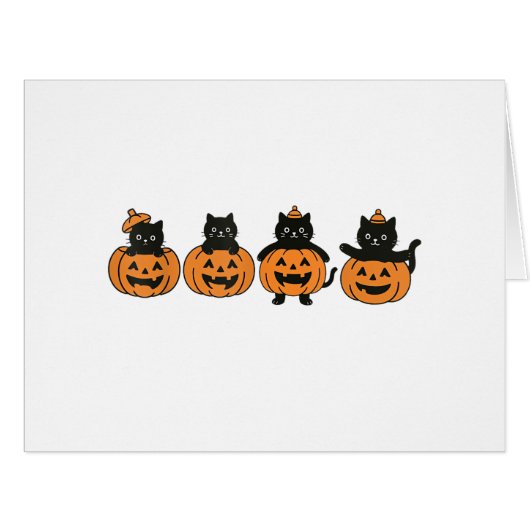 ヴィンテージ 90年代 猫 ハロウィン カボチャ 黒猫 (正面横)
