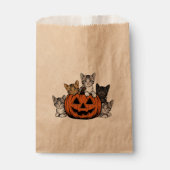 ヴィンテージ 90年代 猫 ハロウィン レトロ 怖い 季節 フェイバーバッグ (正面)