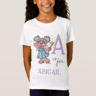 ヴィンテージ- A is for Abby 名前の追加 Tシャツ