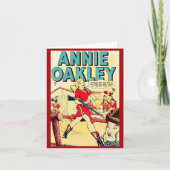ヴィンテージ「Annie Oakley」グリーティングカード カード (正面)