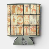 「ヴィンテージ-Apacheトランプ」 缶クーラー (正面)